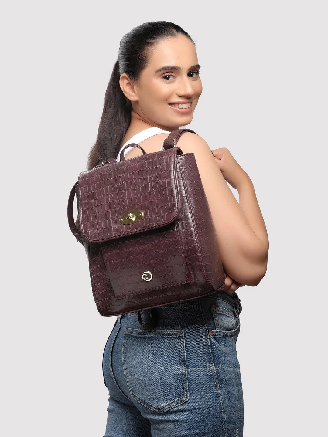 Caprese TREZA Medium Brown Backpack