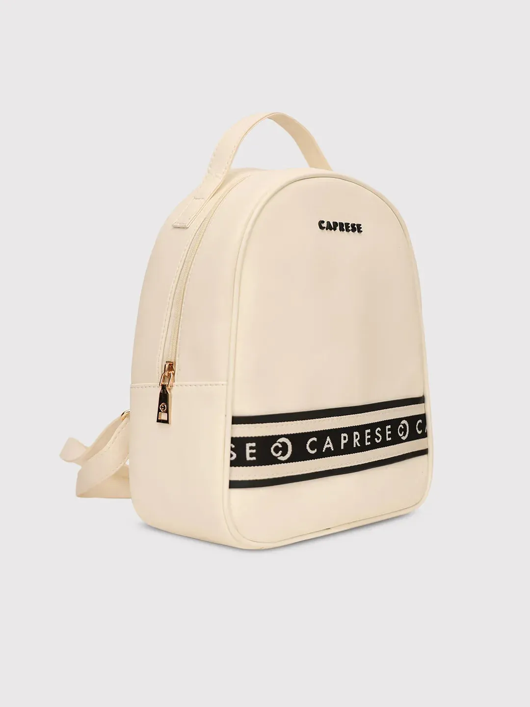 Caprese Trinity Medium Cream Backpack