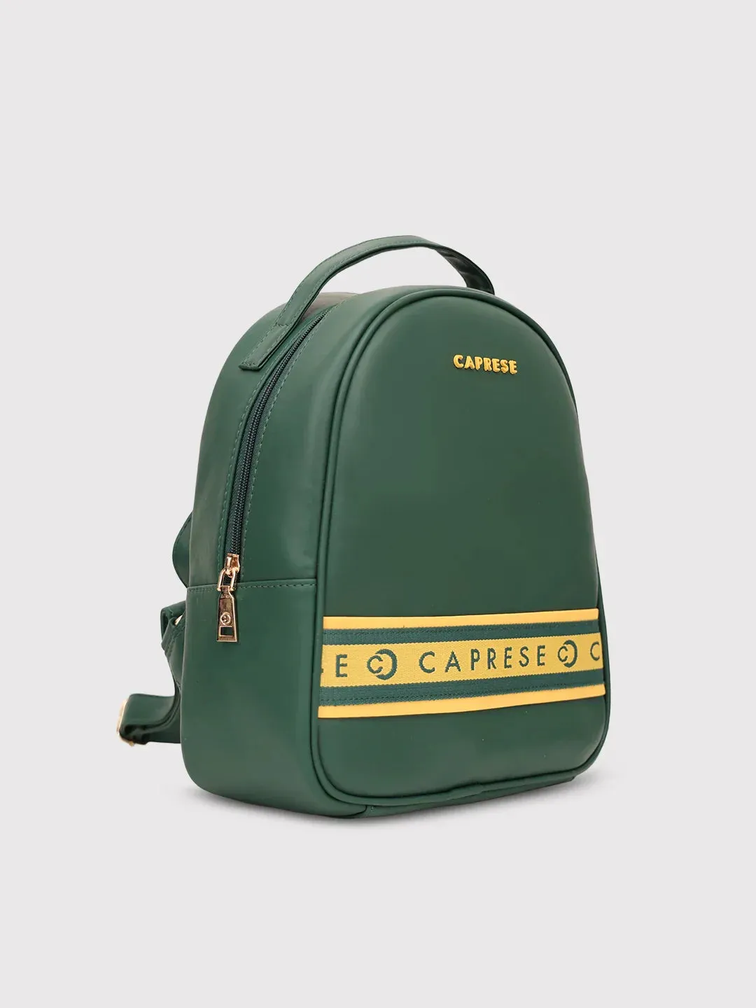 Caprese Trinity Medium Dark Green Backpack