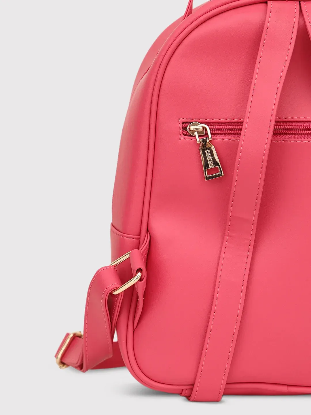 Caprese Trinity Medium Fuchsia Backpack
