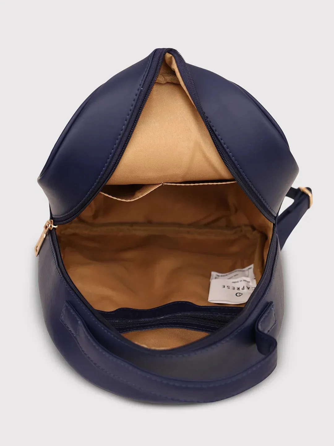 Caprese Trinity Medium Navy Backpack