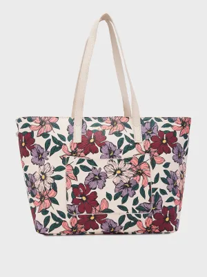 Caprese Vanessa Large Beige Tote Bag