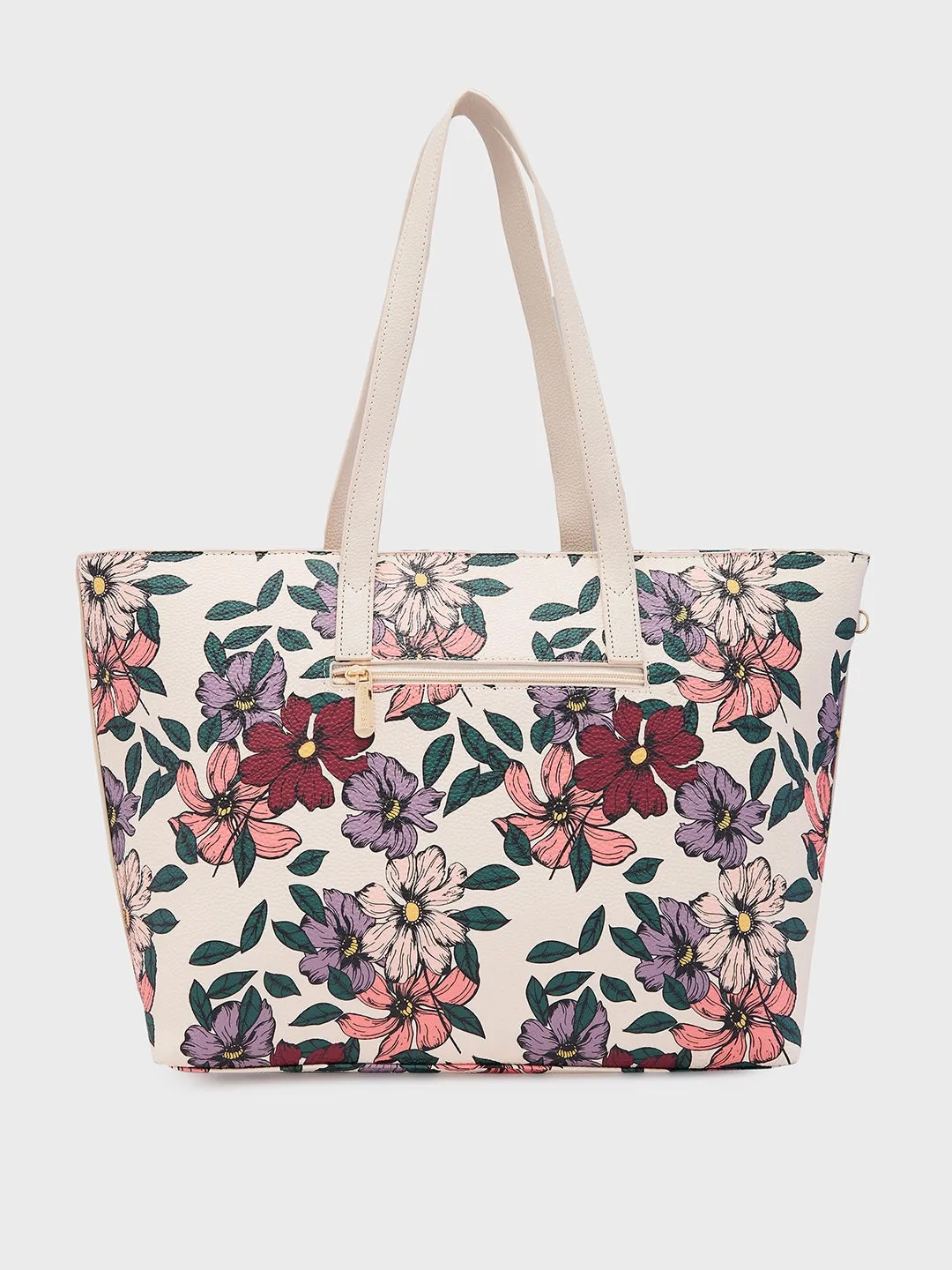 Caprese Vanessa Large Beige Tote Bag