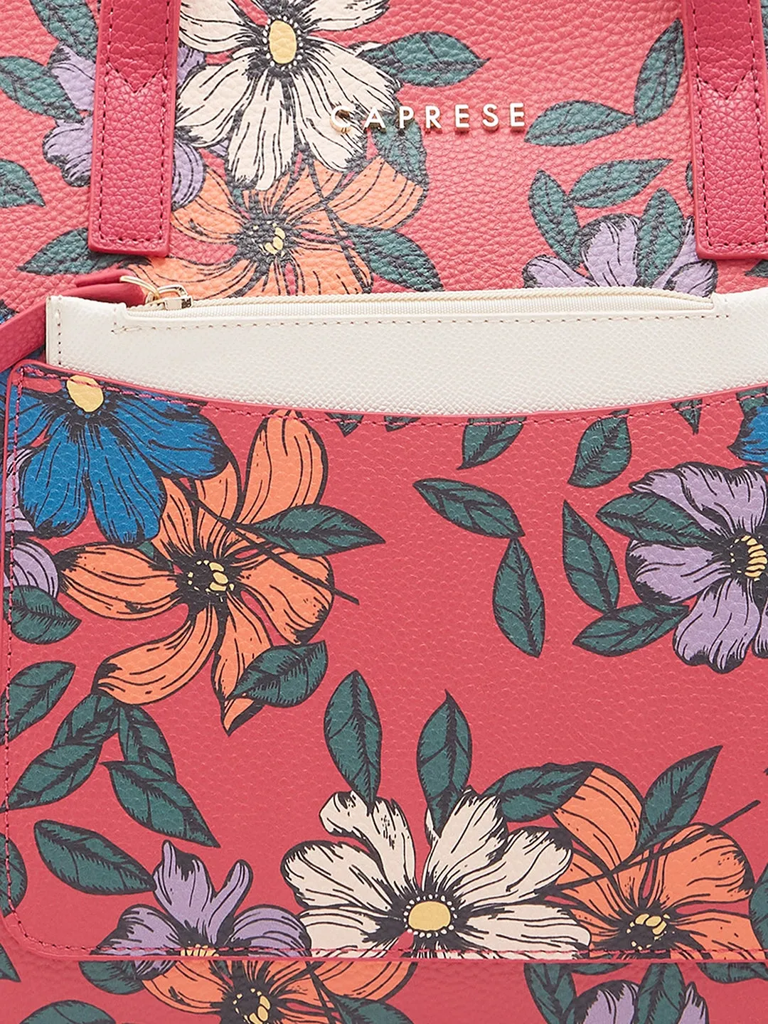 Caprese Vanessa Large Fuchsia Tote Bag