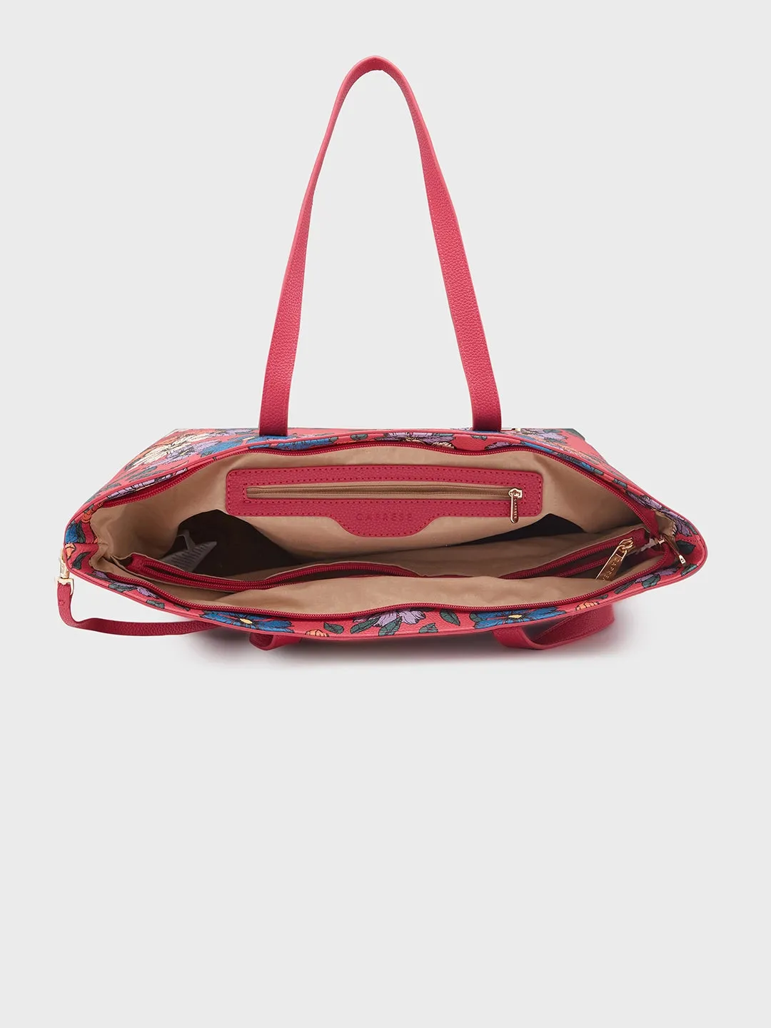 Caprese Vanessa Large Fuchsia Tote Bag