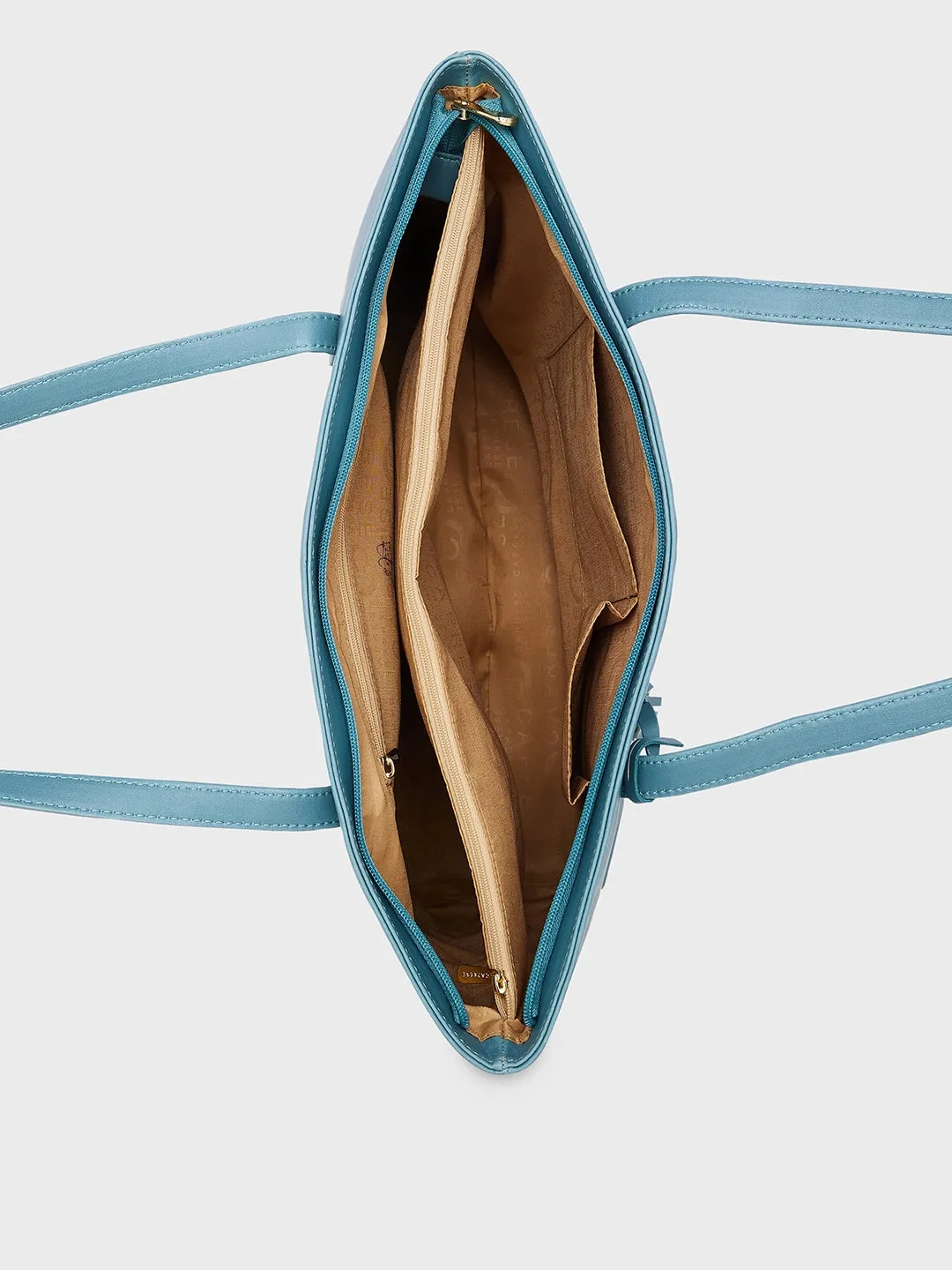 Caprese Vinci Medium Green Tote Bag