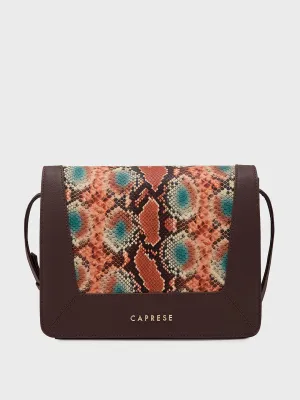 Caprese Vittoria Medium Brown Satchel Bag