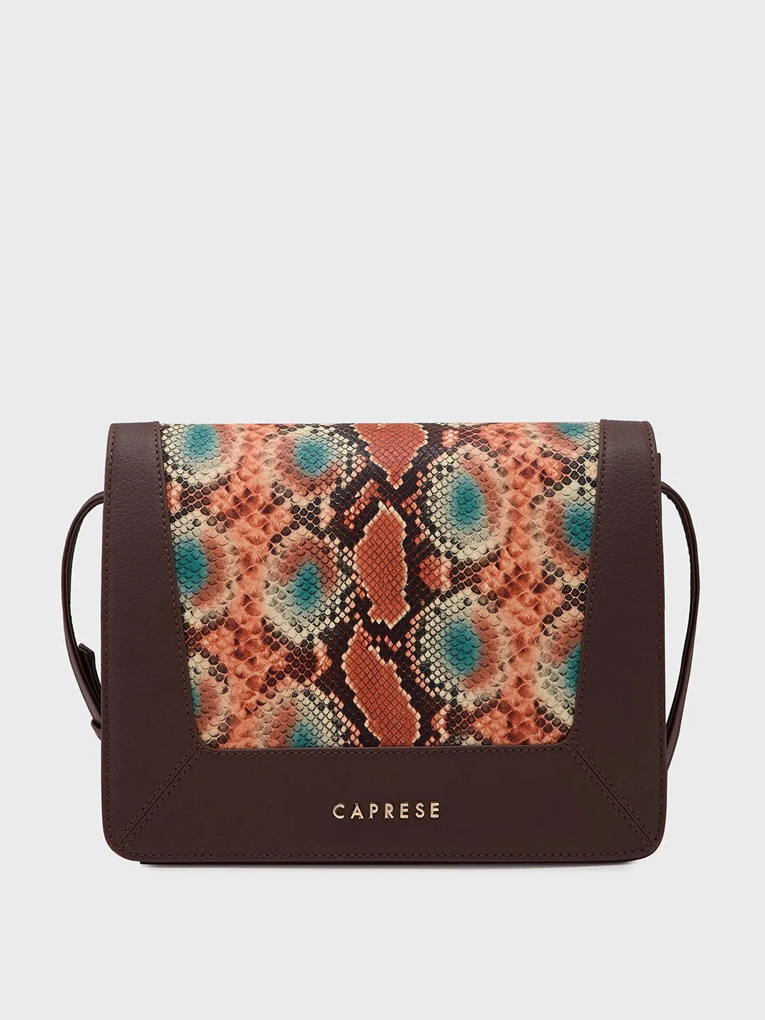 Caprese Vittoria Medium Brown Satchel Bag