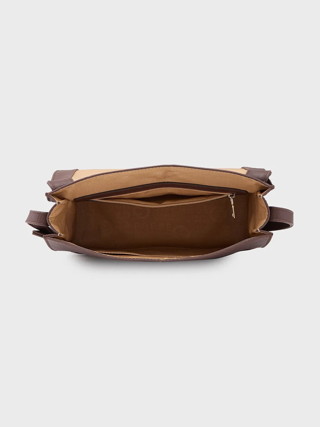 Caprese Vittoria Medium Brown Satchel Bag