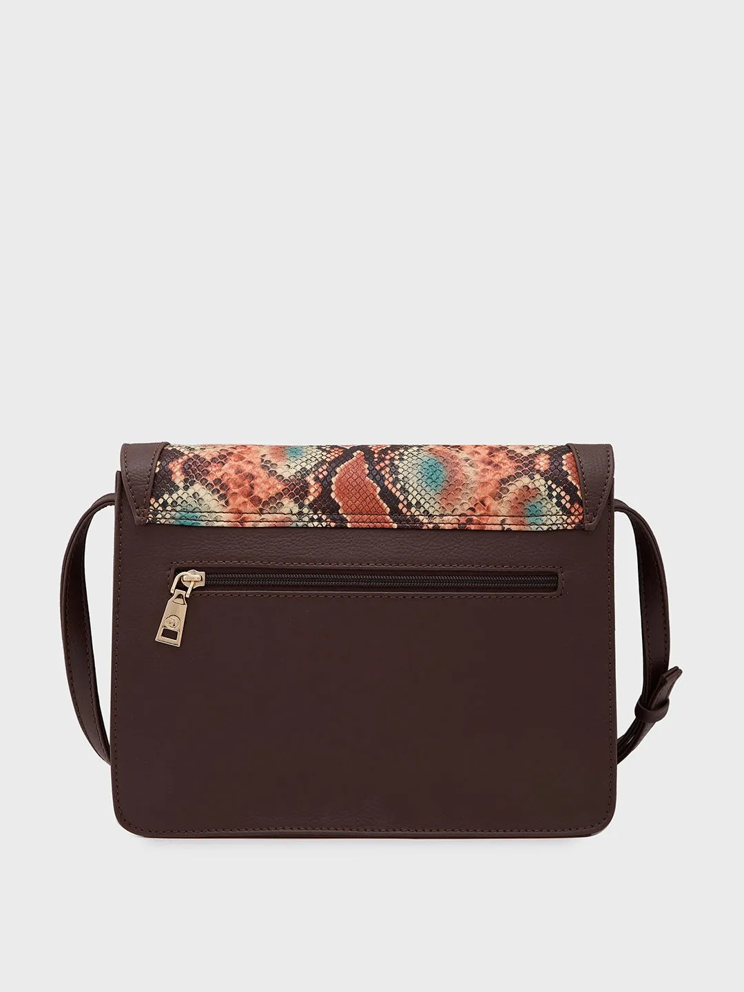 Caprese Vittoria Medium Brown Satchel Bag
