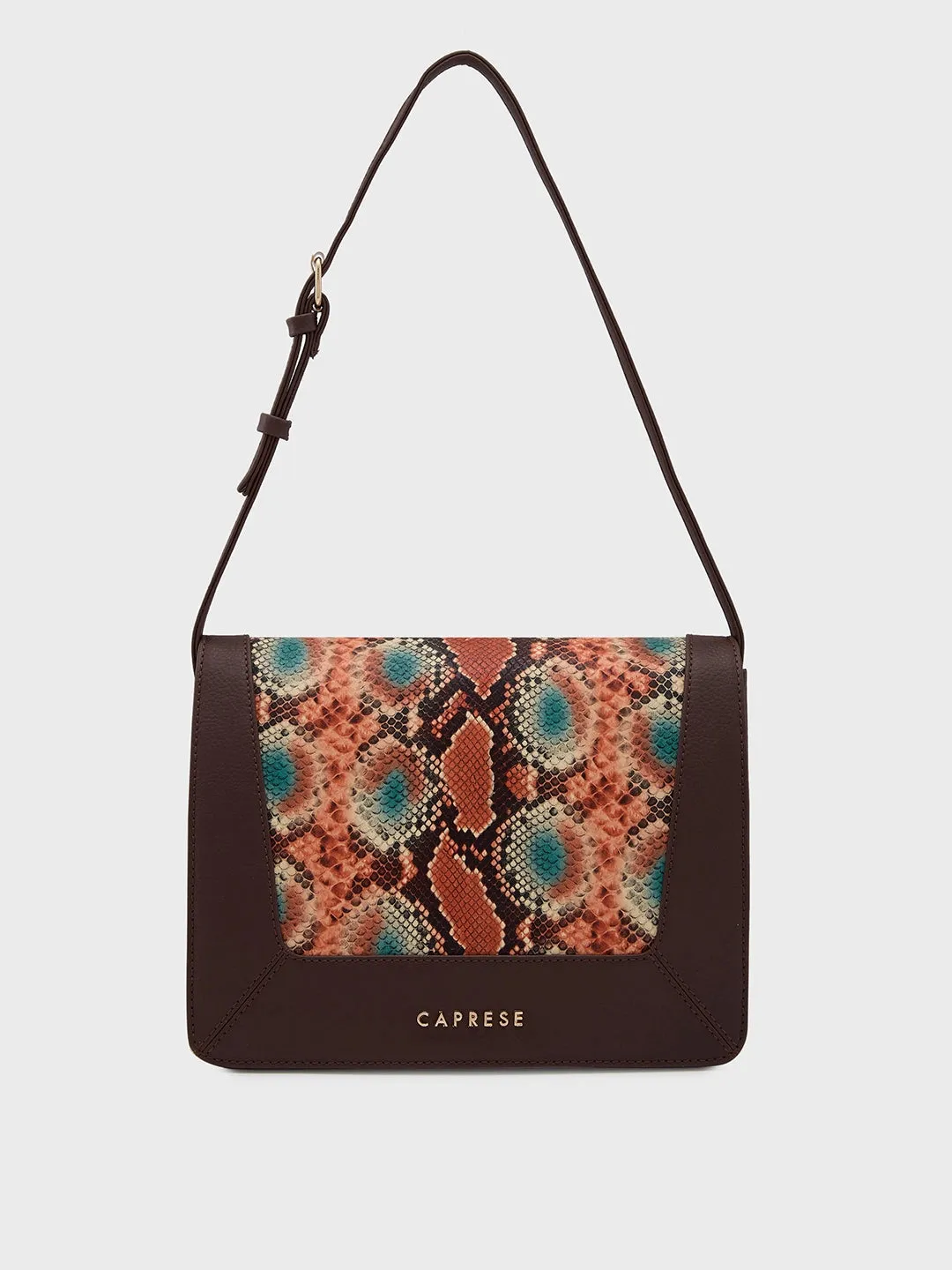 Caprese Vittoria Medium Brown Satchel Bag