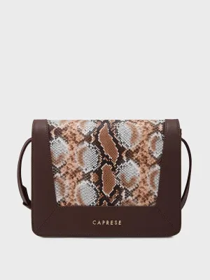 Caprese Vittoria Medium Chocolate Satchel Bag