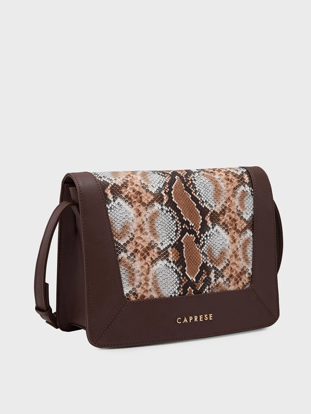 Caprese Vittoria Medium Chocolate Satchel Bag