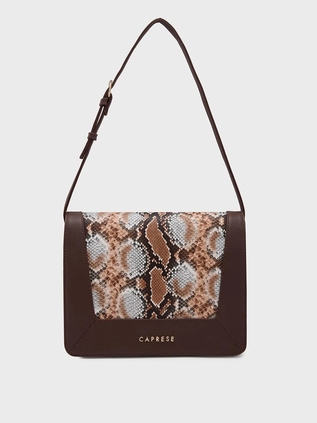 Caprese Vittoria Medium Chocolate Satchel Bag