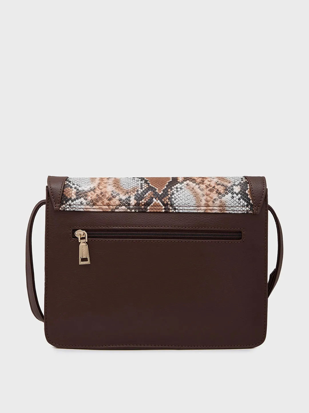 Caprese Vittoria Medium Chocolate Satchel Bag