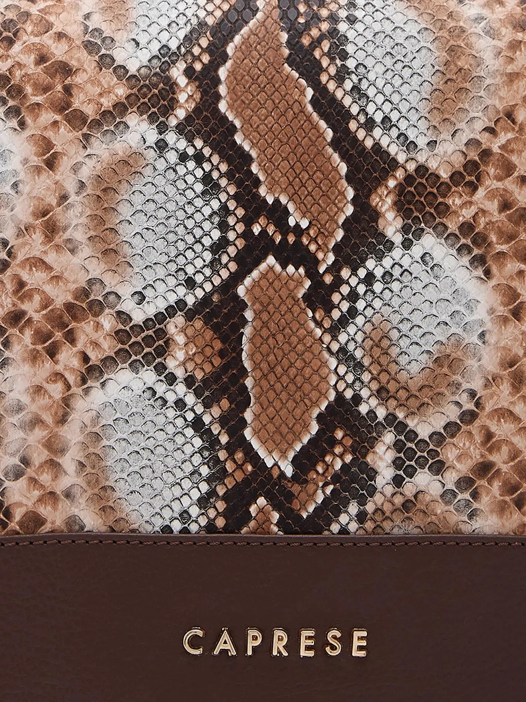Caprese Vittoria Medium Chocolate Satchel Bag