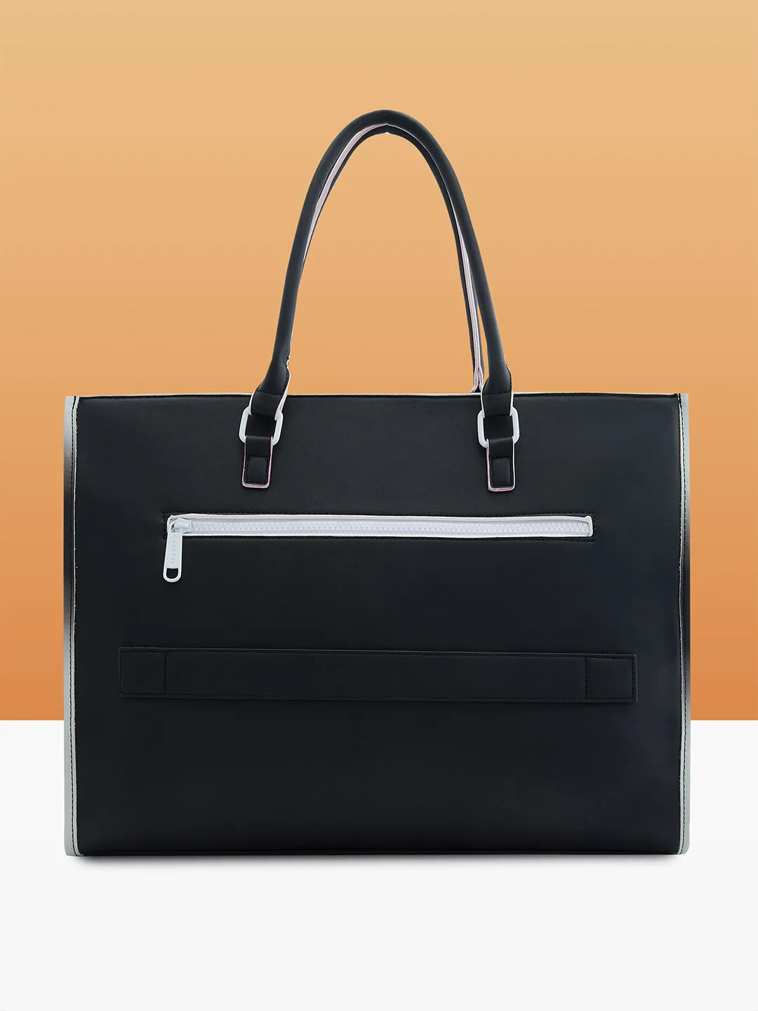 Caprese Vivian Large Black Duffle Bag