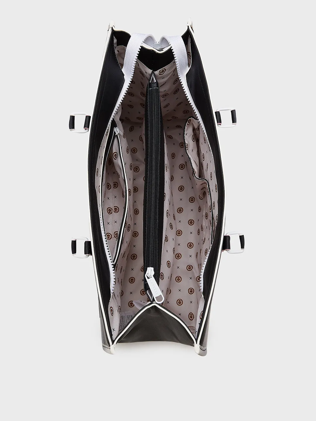 Caprese Vivian Large Black Duffle Bag