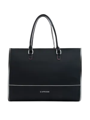 Caprese Vivian Large Black Duffle Bag
