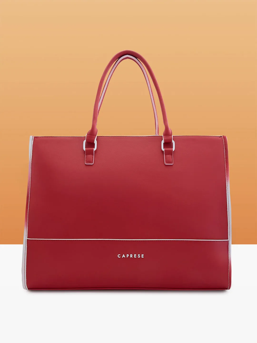Caprese Vivian Large Red Tote Bag