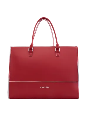 Caprese Vivian Large Red Tote Bag