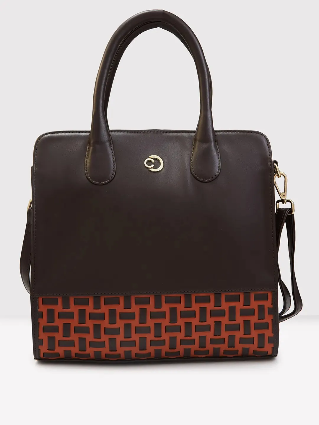 Caprese Zeta Medium Chocolate Tote Bag