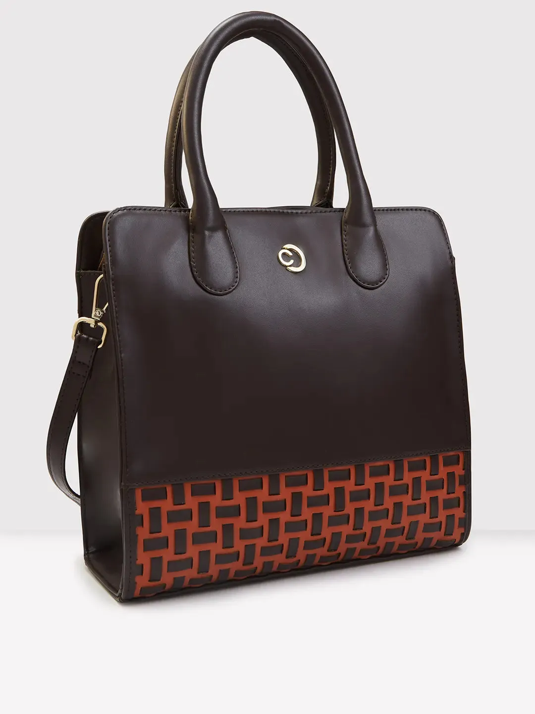 Caprese Zeta Medium Chocolate Tote Bag
