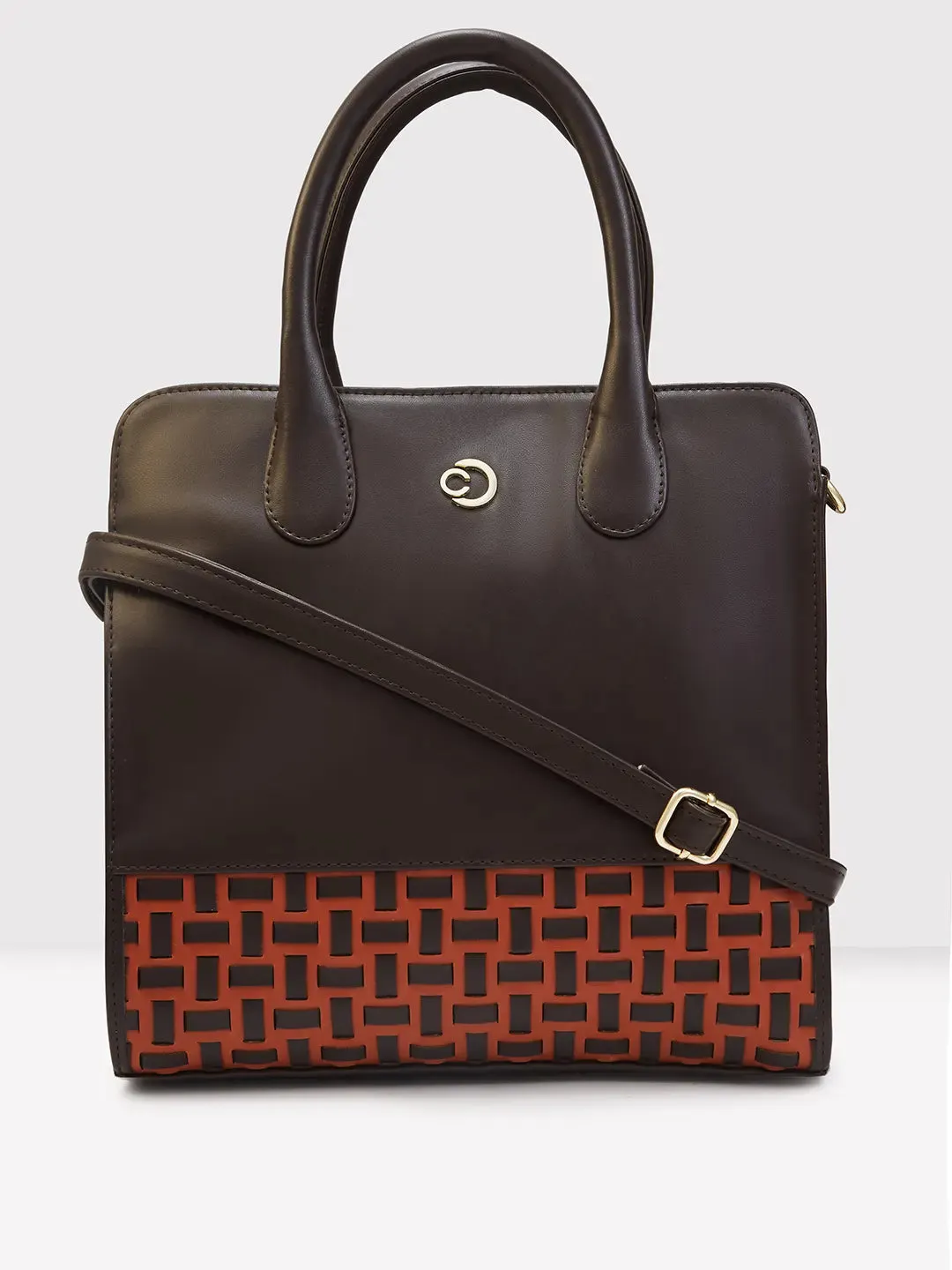 Caprese Zeta Medium Chocolate Tote Bag