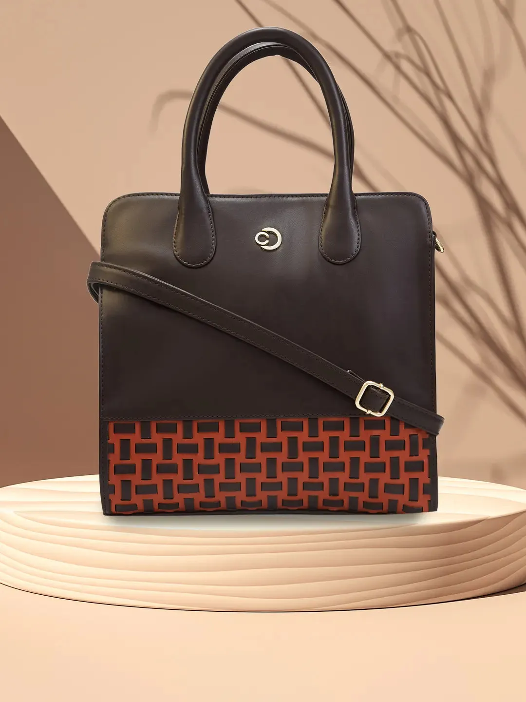 Caprese Zeta Medium Chocolate Tote Bag