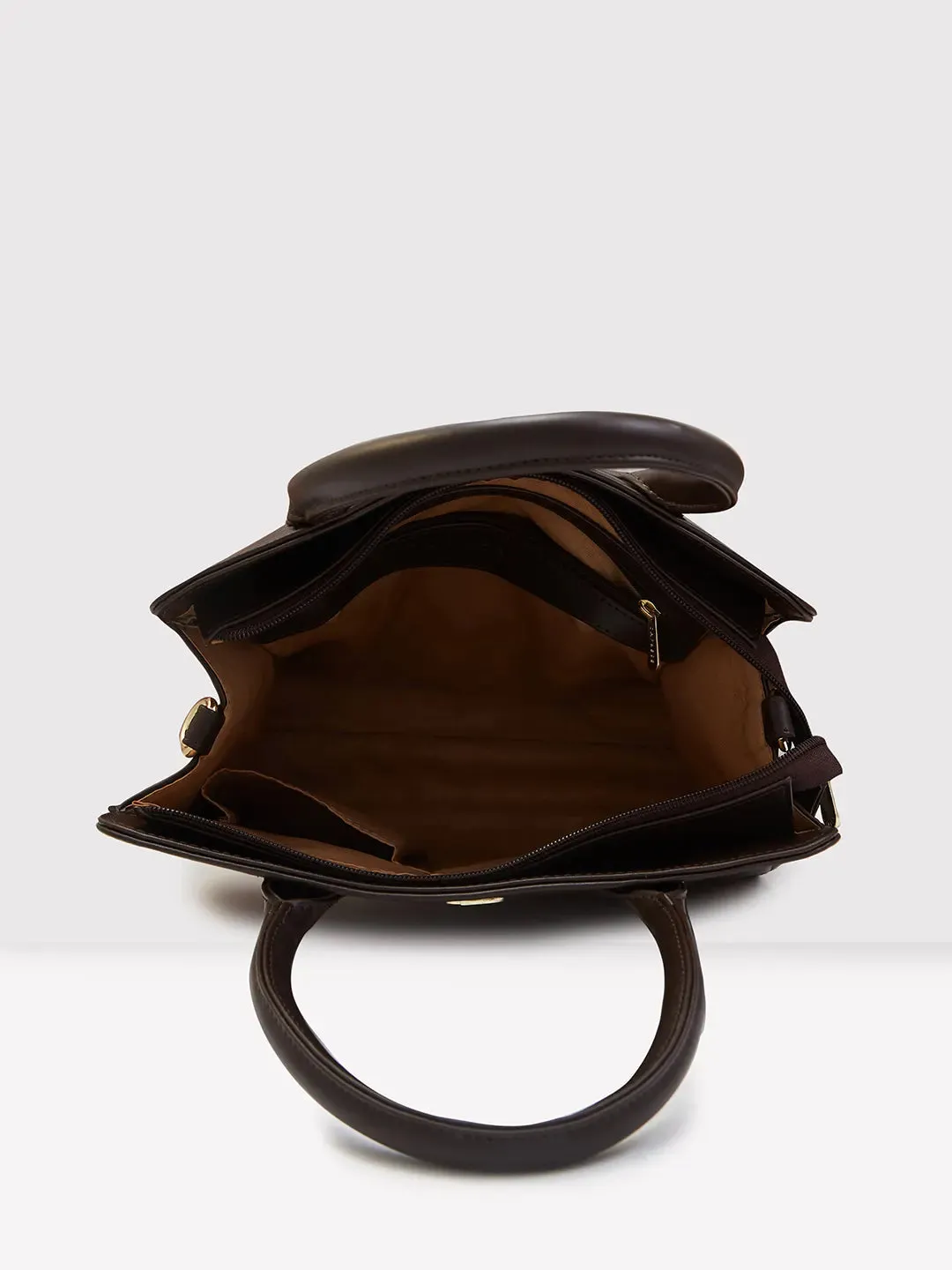 Caprese Zeta Medium Chocolate Tote Bag