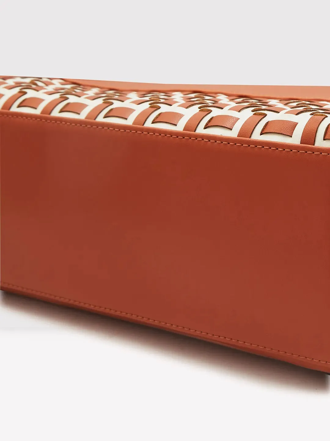 Caprese Zeta Medium Tan Tote Bag
