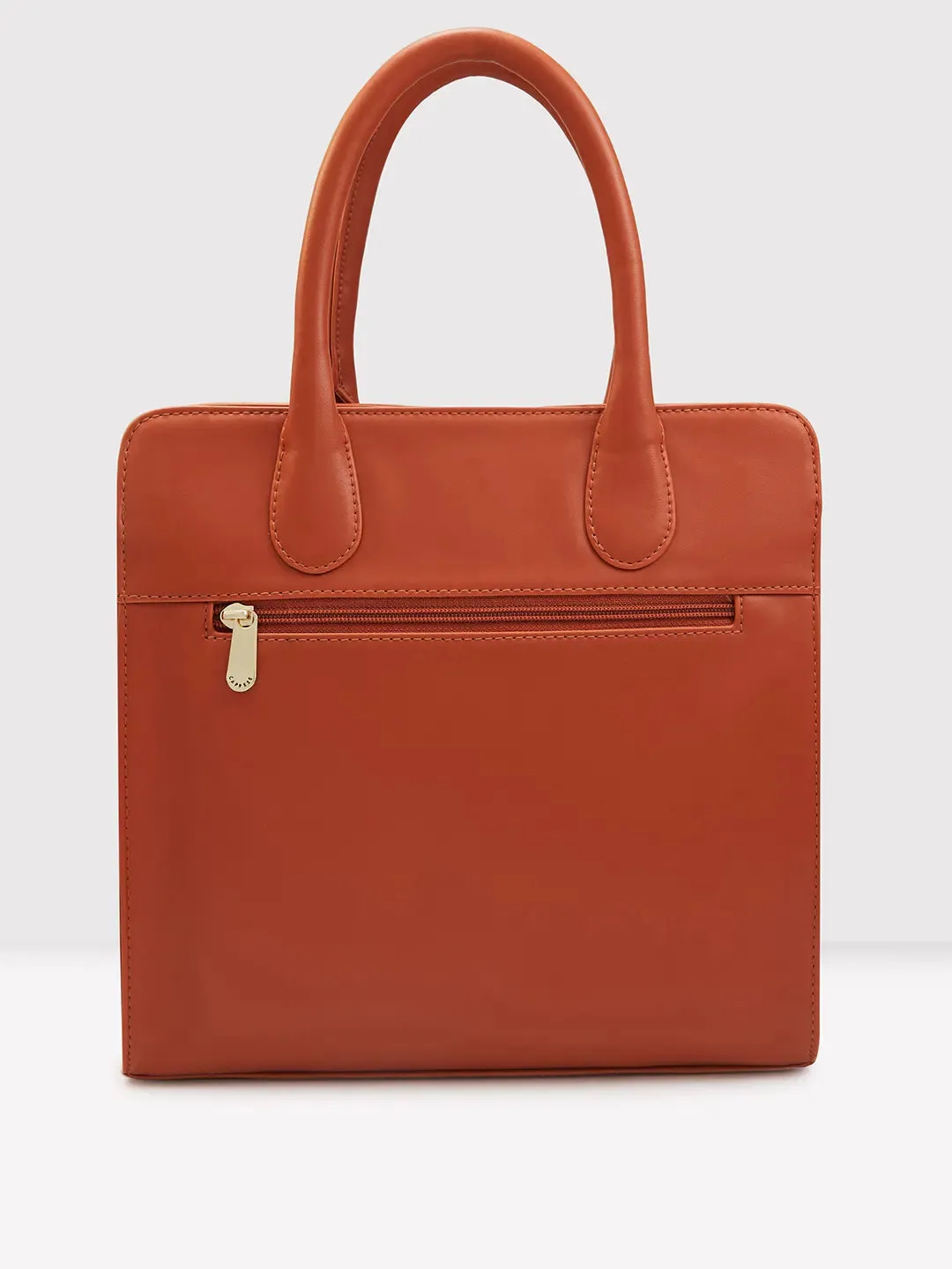 Caprese Zeta Medium Tan Tote Bag