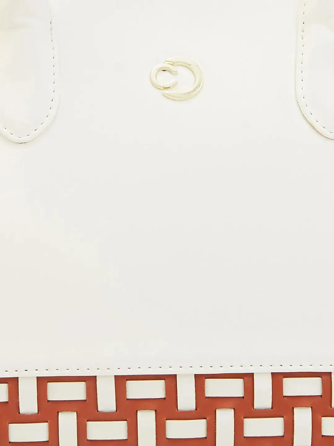 Caprese Zeta Medium Vanilla Satchel Bag