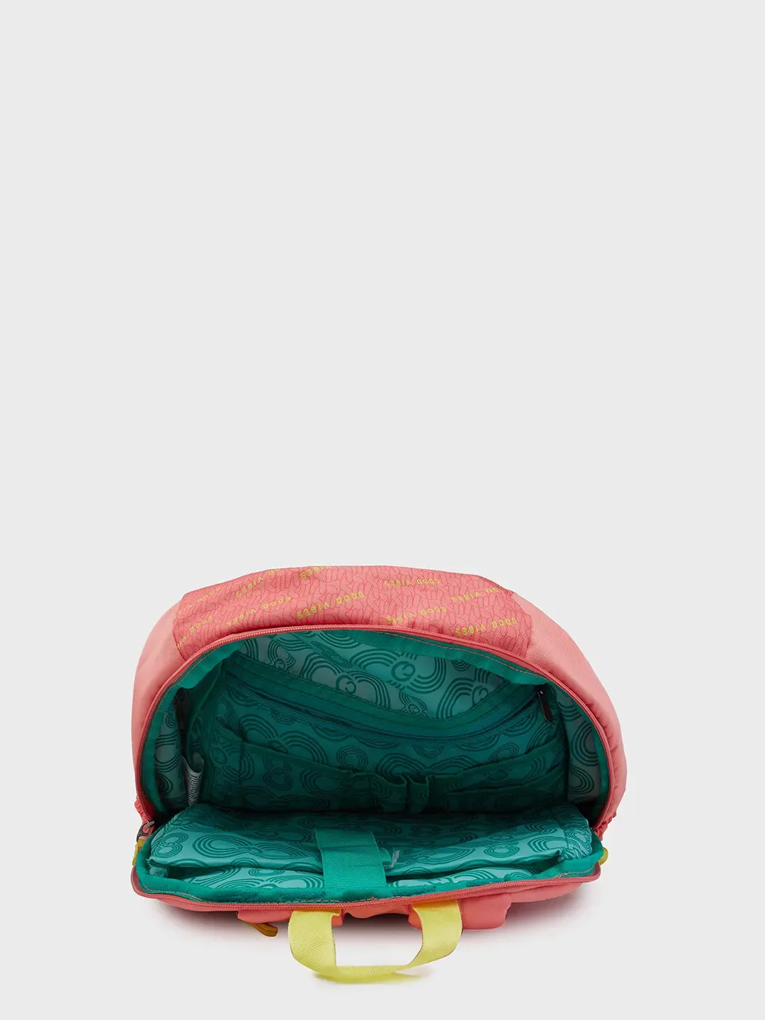 Caprese Zoe Large Peach Laptop Backpack