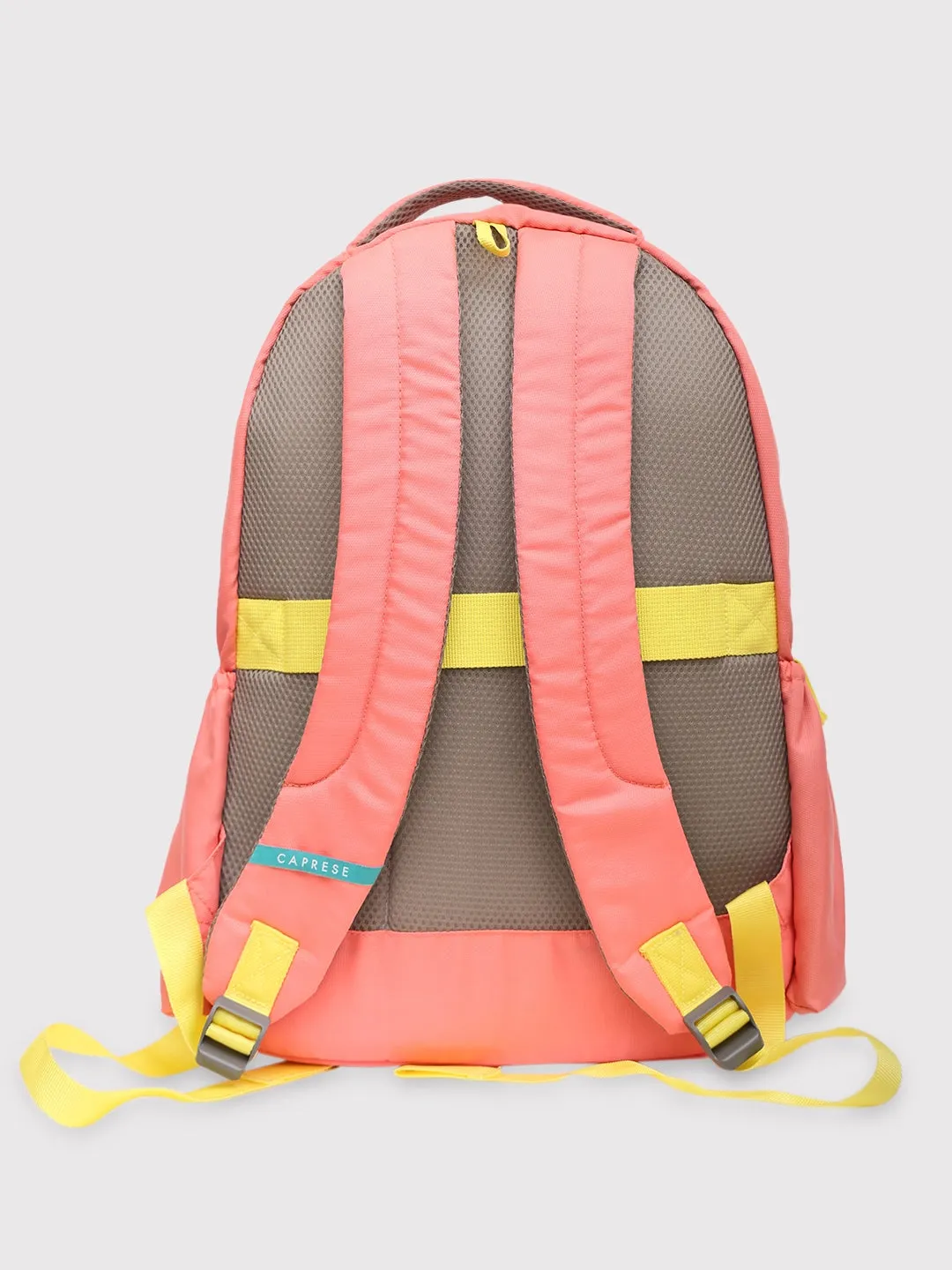 Caprese Zoe Large Peach School Backpack