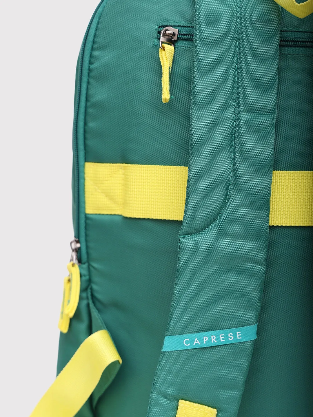 Caprese Zoe Large Sage Green Laptop Backpack