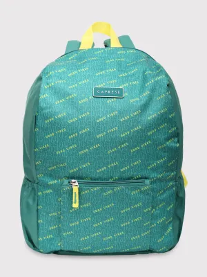 Caprese Zoe Large Sage Green Laptop Backpack