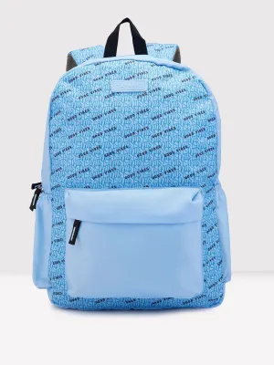 Caprese Zoe X Large Light Blue Laptop Backpack