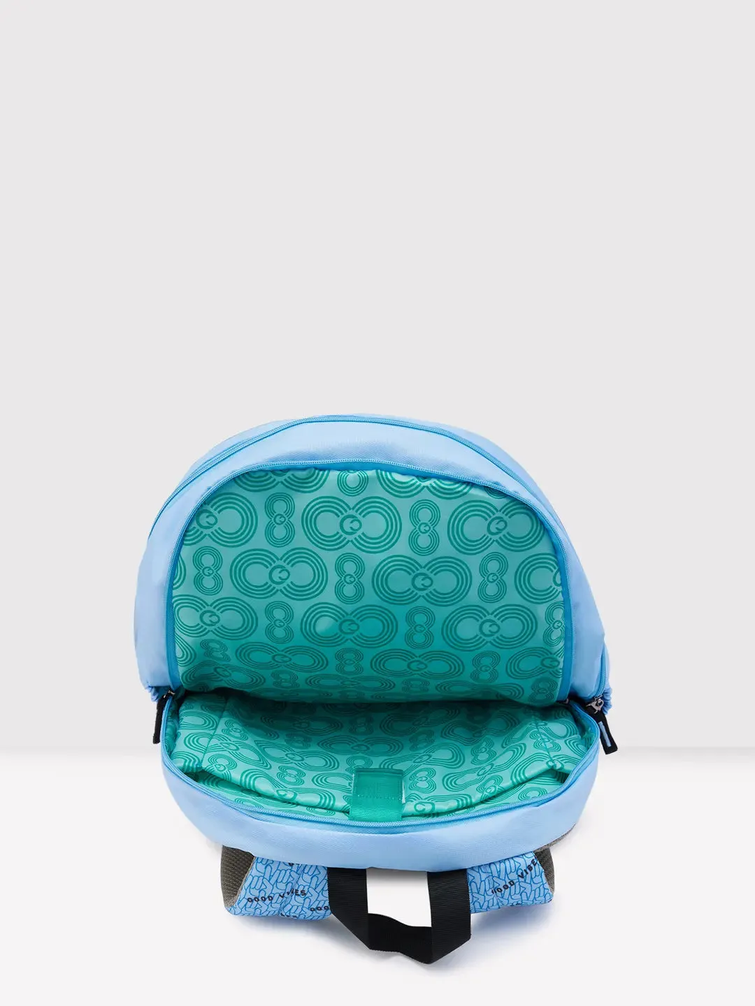 Caprese Zoe X Large Light Blue Laptop Backpack