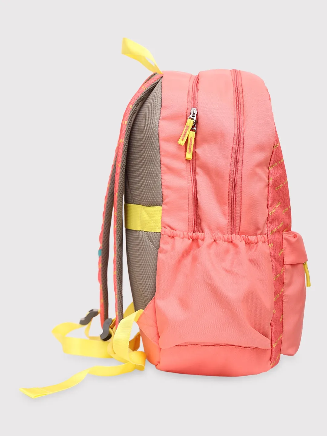 Caprese Zoe X-Large Peach Laptop Backpack