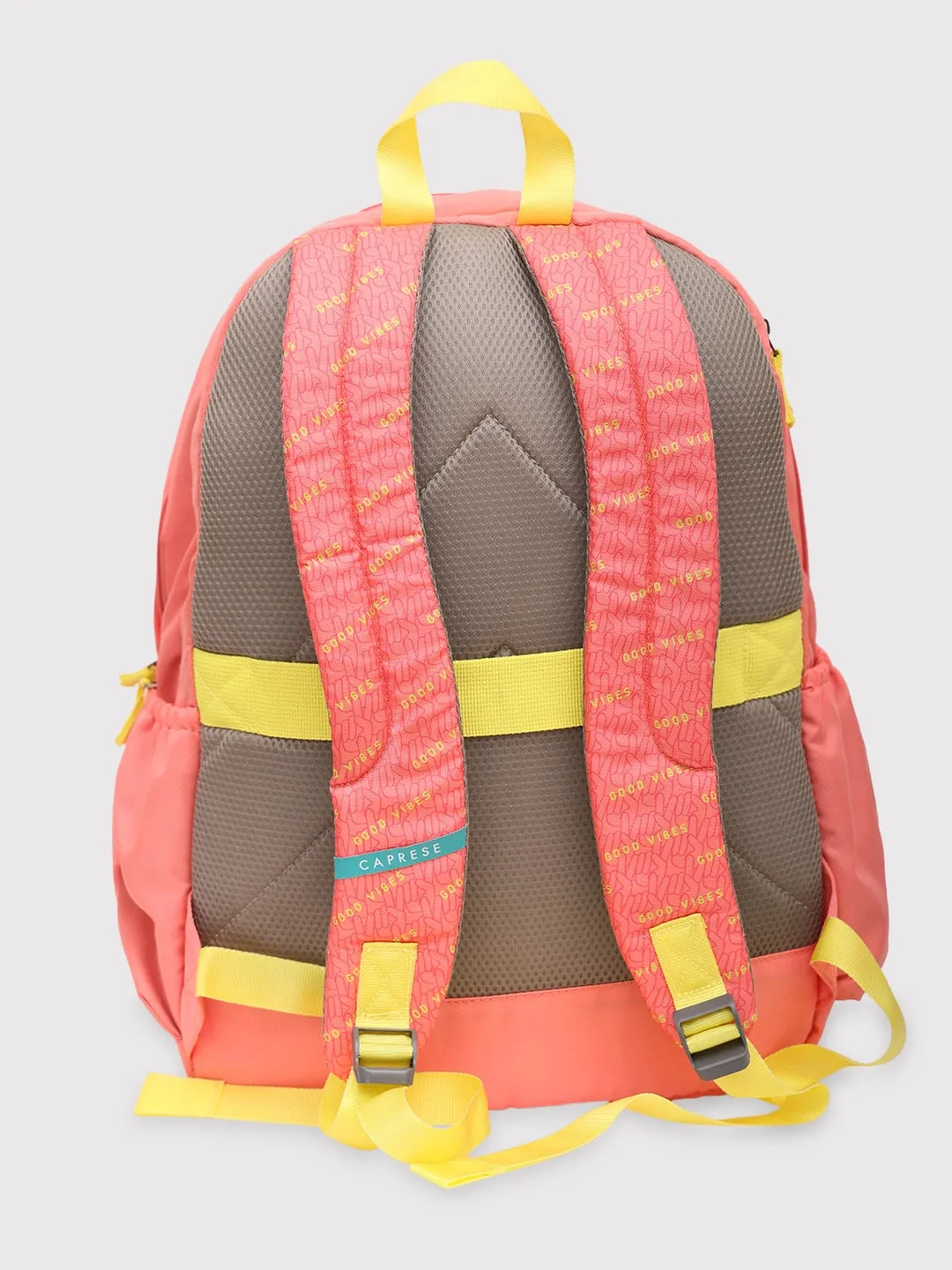 Caprese Zoe X-Large Peach Laptop Backpack