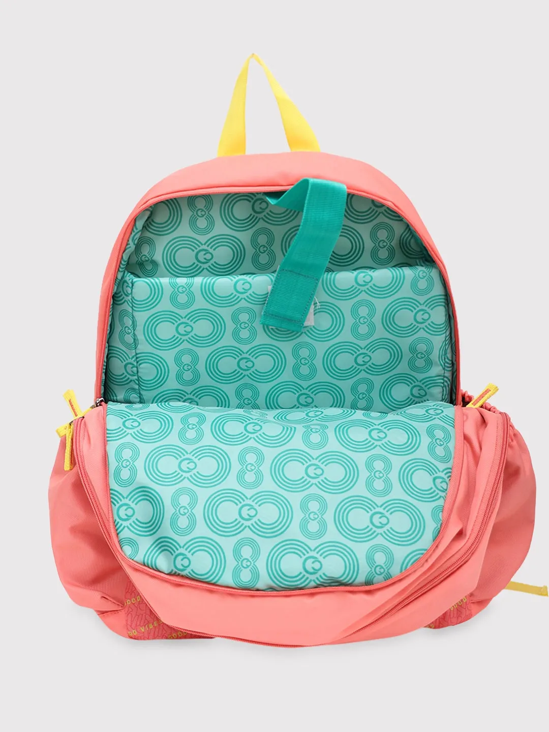 Caprese Zoe X-Large Peach Laptop Backpack
