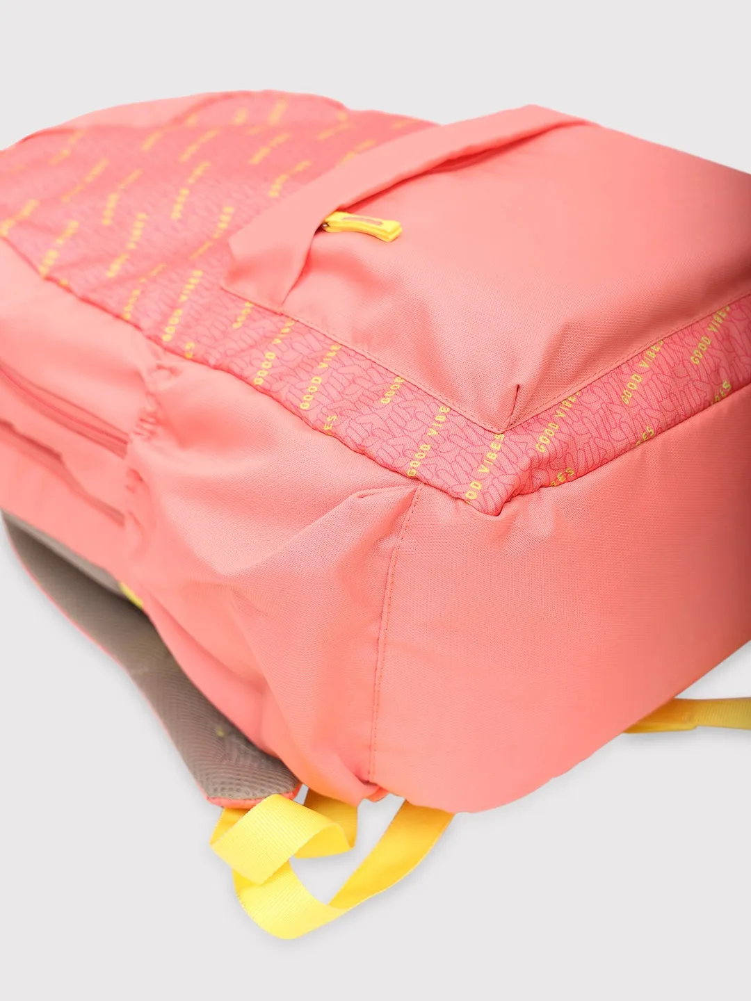 Caprese Zoe X-Large Peach Laptop Backpack