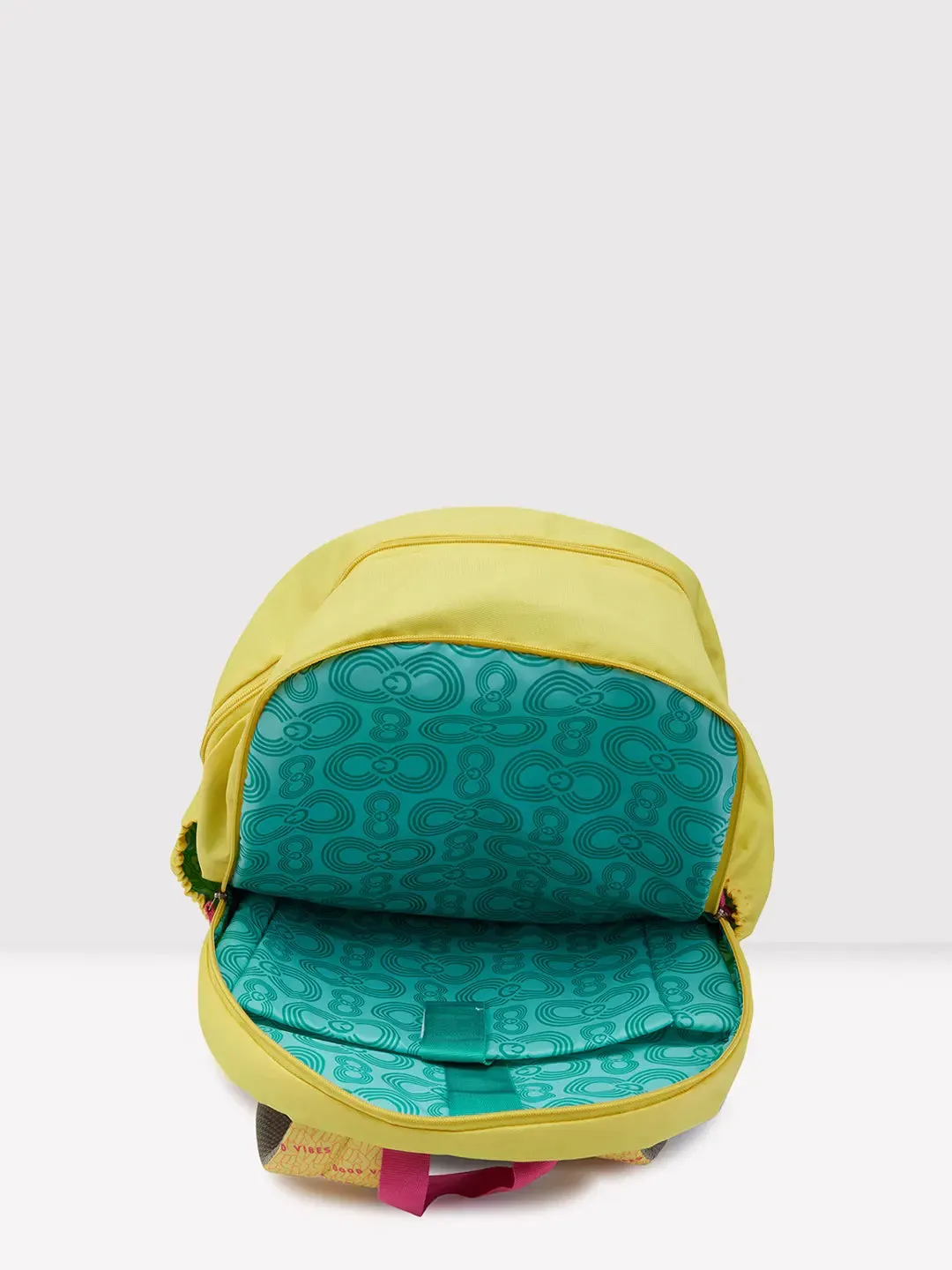 Caprese Zoe X-Large Yellow Laptop Backpack