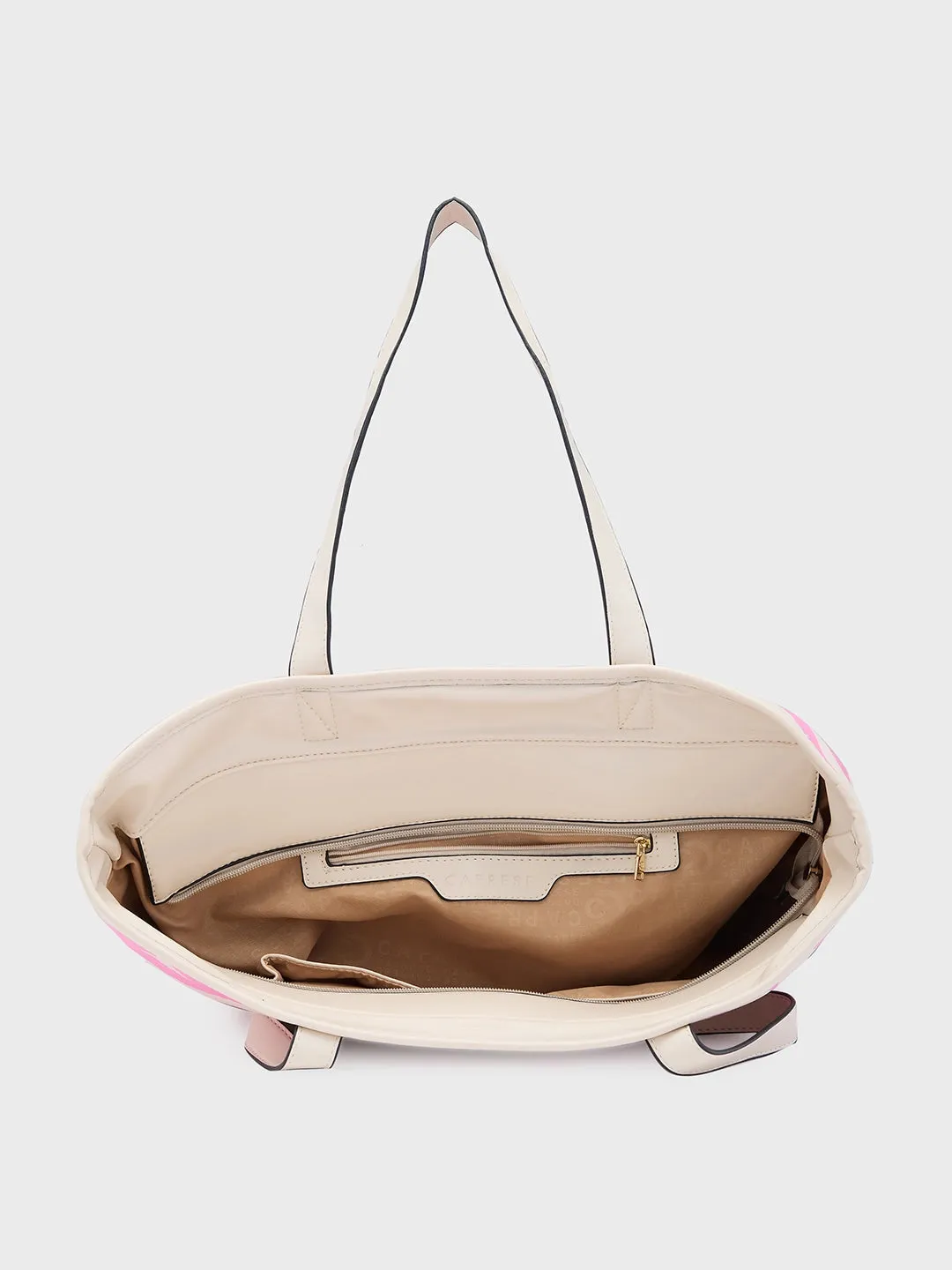 Caprese Zuzu Large Cream Tote Bag