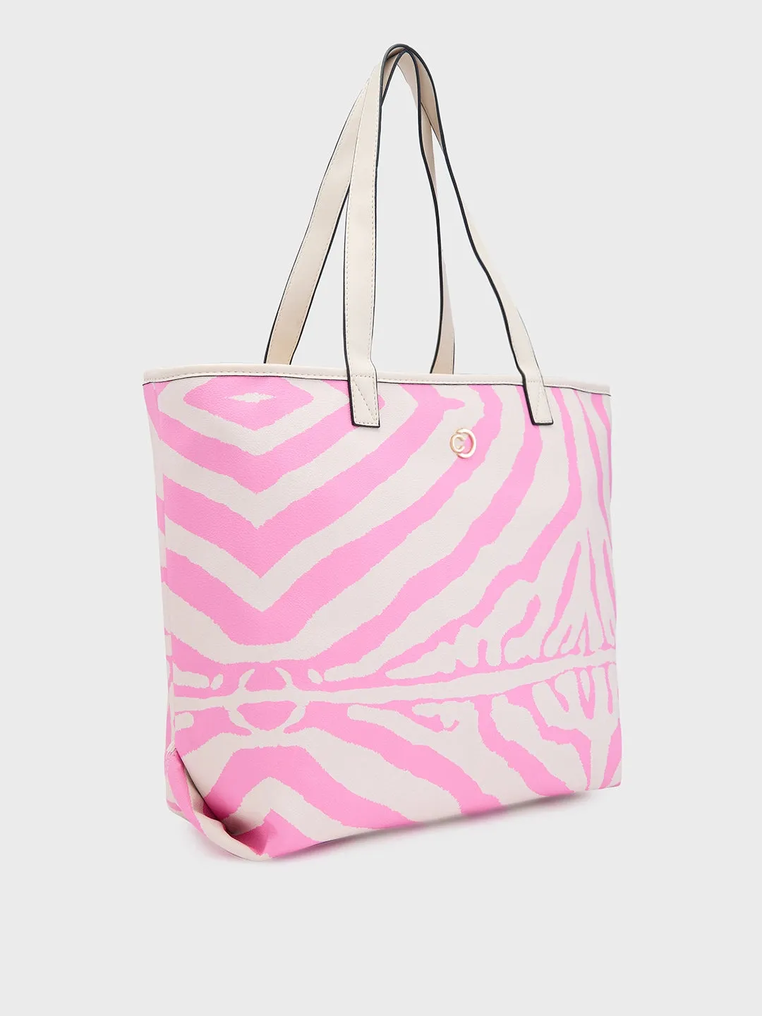 Caprese Zuzu Large Cream Tote Bag