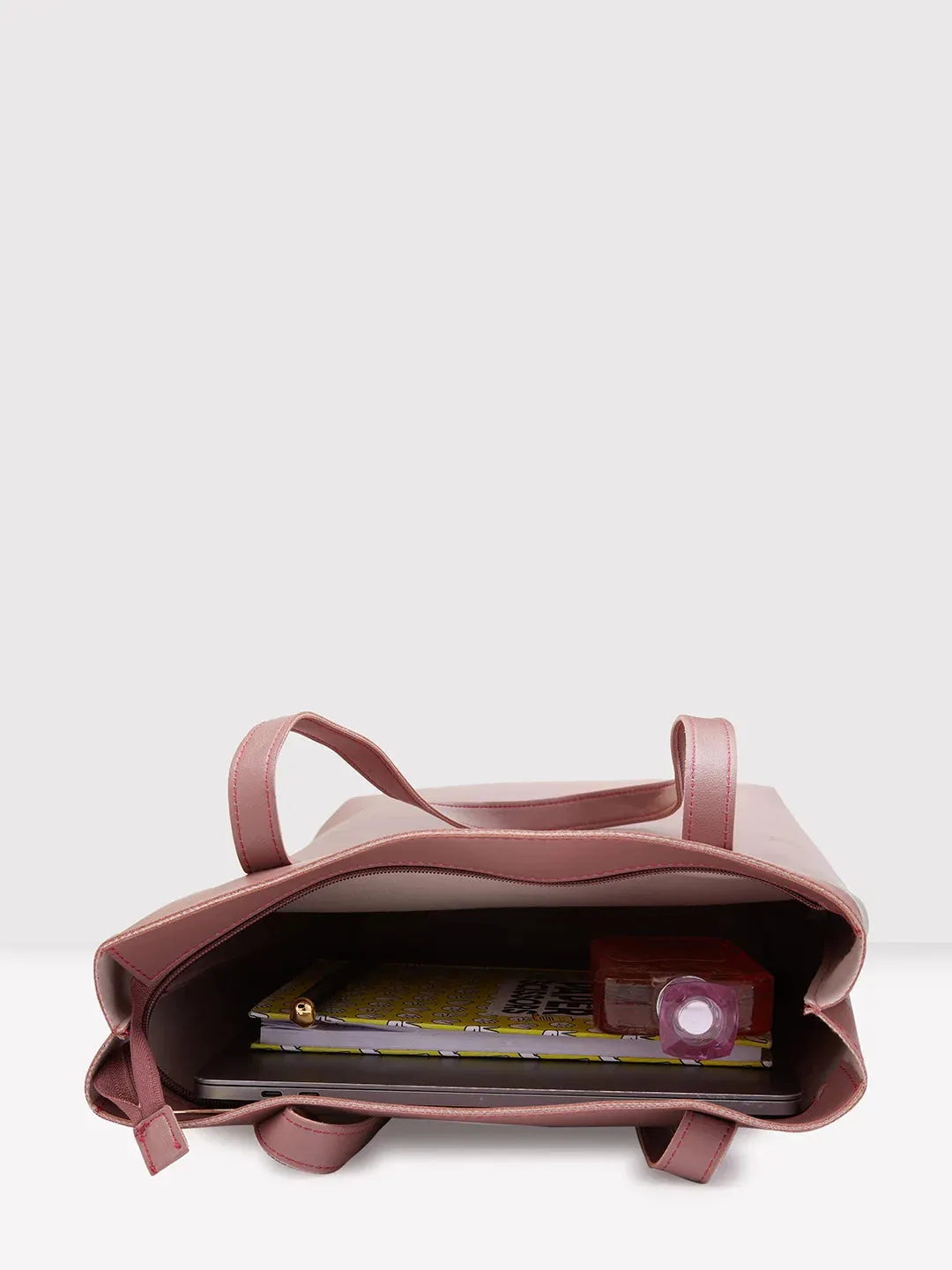 Caprese Zyla Large Dusky Pink Tote Bag