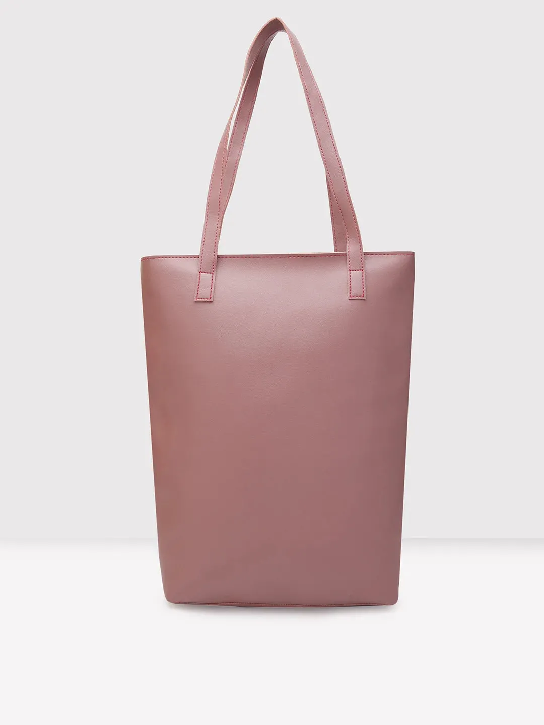 Caprese Zyla Large Dusky Pink Tote Bag
