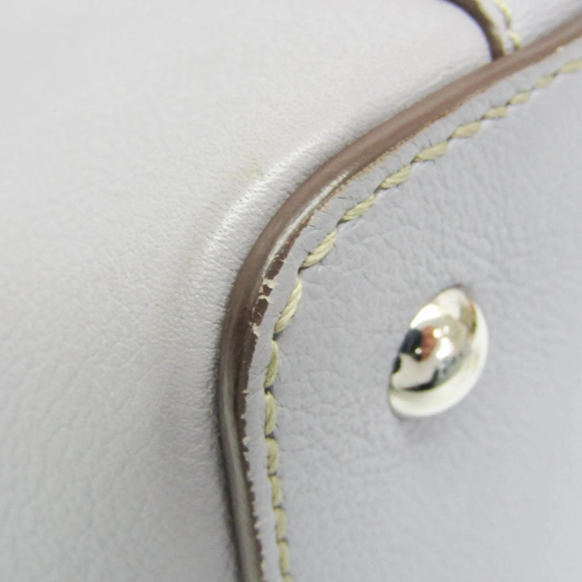 Cartier C De Cartier Leather Handbag (Pre-Owned)