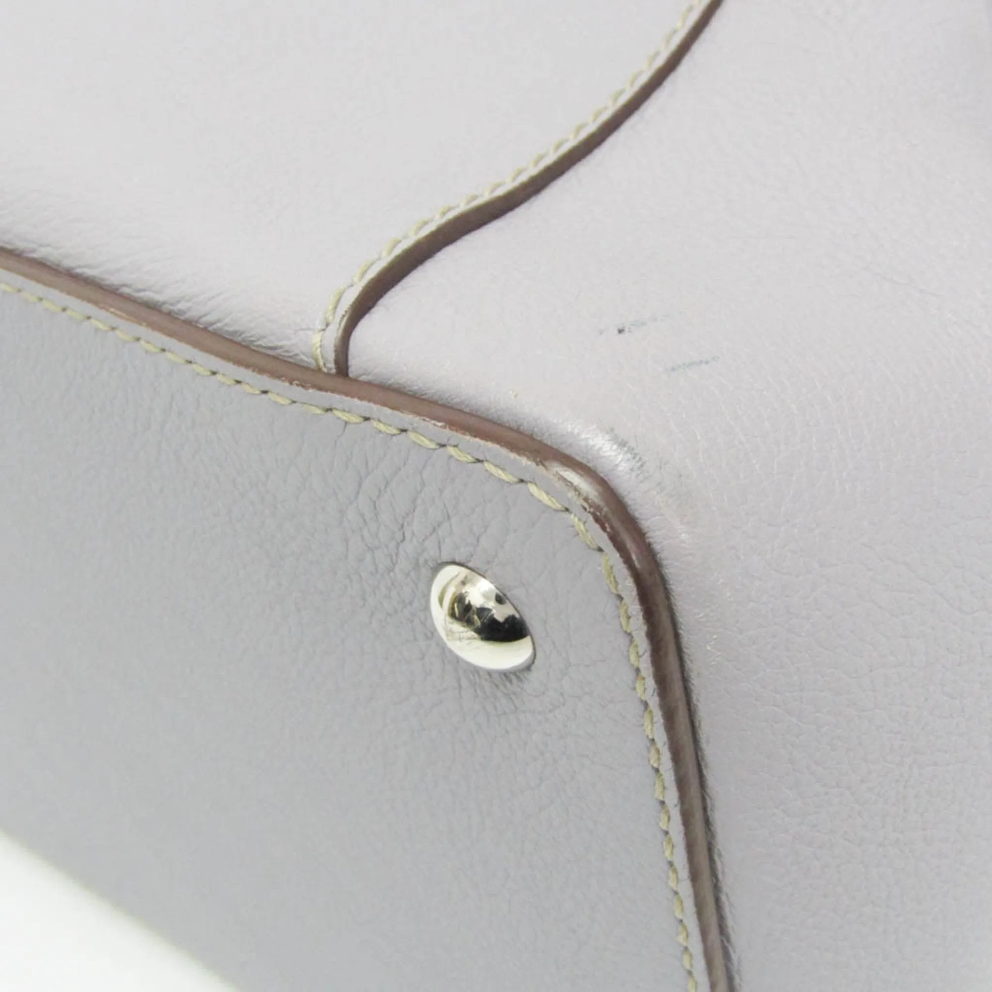 Cartier C De Cartier Leather Handbag (Pre-Owned)